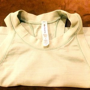 Mint Green Athleta Work Out Tank-Size Medium